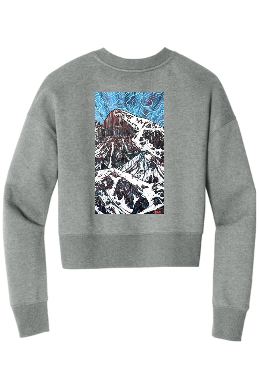 Brinkley Messick x Friends of CAIC - Women's Cropped Crew