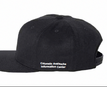 Load image into Gallery viewer, CAIC 50th Black Knit Flat Brim