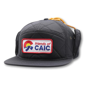 Ear Flap Hat Black – FriendsofCAIC